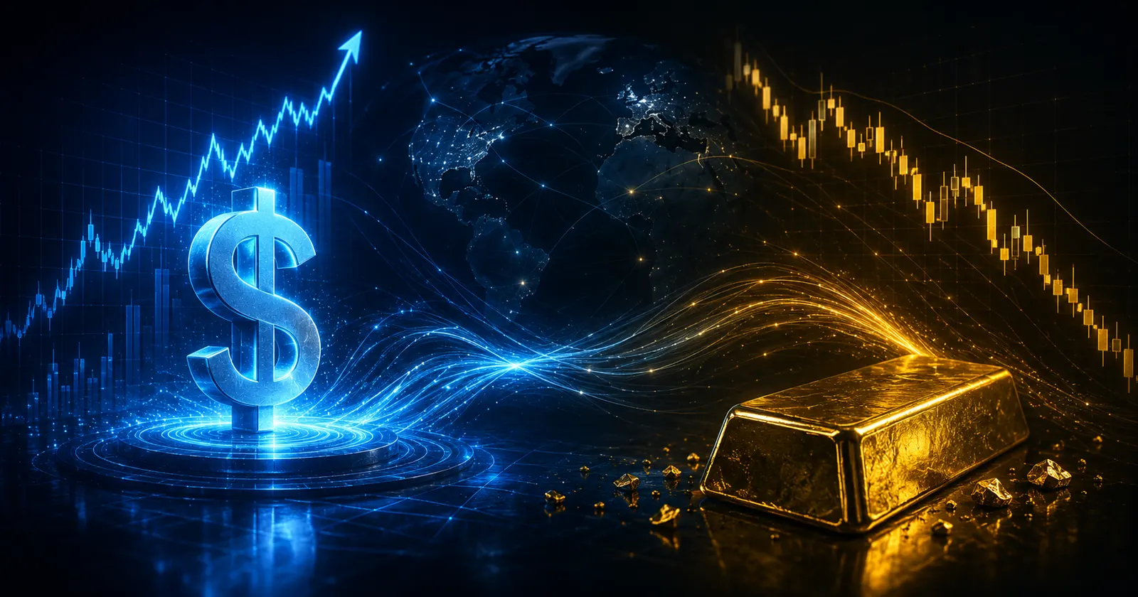 Vì sao USD tăng thường gây áp lực lên XAUUSD?